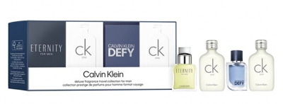 Set aromash Calvin Klein, EDT Eternity For Men 10 ml + EDT CK Defy 5 ml + EDT CK One 2x 10 ml