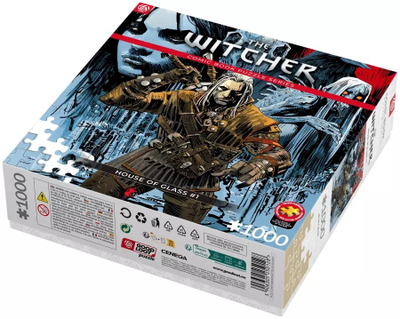 Puzzle Good Loot The Witcher House of Glass, 1000 copë, 48 x 68 cm, shumëngjyrësh