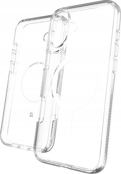 Kapak mbrojtës ZAGG Crystal Palace Snap për iPhone 16 Plus, transparent, me MagSafe