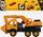 Lodër eskavator kamion Mega Creative 544910, 27cm, plastikë, portokalli