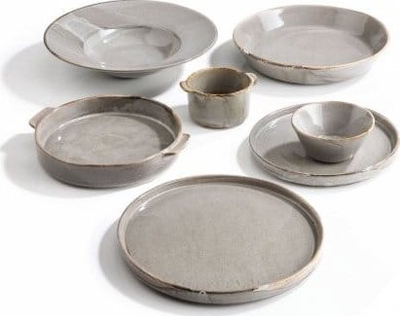 Pjatë e sheshtë Verlo Wikle, porcelan, 21cm, rozë e zbehur