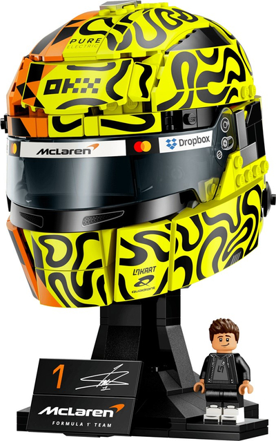 Set LEGO Editions Kask Lando Norris McLaren F1 43023, 793 pjesë, për koleksion