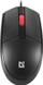 Mouse Defender DELTA MM-523, me kabllo, 1000dpi, i zi, klik i heshtur