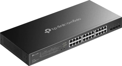 Kontrollues rrjeti TP-Link Omada OC400, hardware controller, montim në rack, i zi