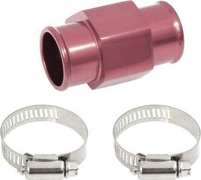 Adapter sensor temperature uji Depo 40mm, 1/8 NPT, metalik