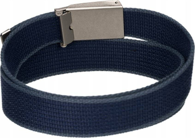 Rrip pantallonash Peterson Fashionable Webbing, material stof, tokë metalike, blu navy me gri