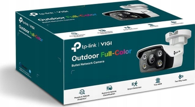 Kamerë IP TP-Link VIGI C350 2.8mm, 5MP, Full Color 24/7, e bardhë