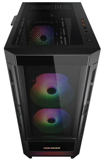Kasë COUGAR PC DUOFACE Pro Mid Tower, 2 x ARGB 140mm, 1x 120mm, e zezë