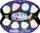 Сет моделирачка пена Learning Resources Playfoam Glow in the Dark, 8 парчиња, што свети во темнина, повеќебојна