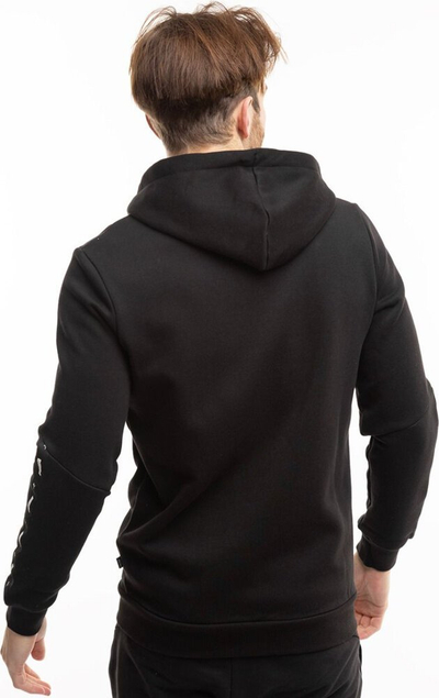 Hanorak çunash Puma ESS+ Tape Full-Zip, me kapuç, me zinxhir, i zi