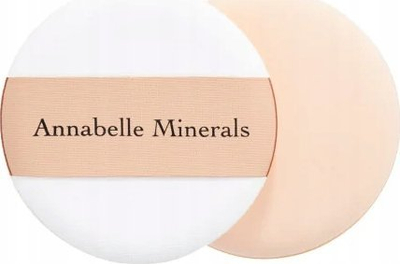 Puf pudre Annabelle Minerals Pressed Powder Foundation, i rrumbullakët, i bardhë