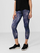 Legginsa për goca 4F H4L22LEG018, 7/8, madhësia XL, me print, blu