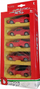 Set makina lodër Bburago Ferrari Race &amp; Play 18-36005, 5 copë, shkallë 1:43, të kuqe