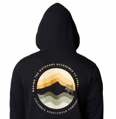 Bluzë me kapuç Columbia Trek Graphic Hoodie M, pambuk poliester, për burra, gri