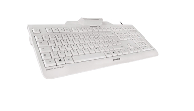 Tastierë CHERRY KC 1000 SC, USB, e bardhë