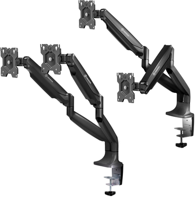 Носач за маса за два монитори ONKRON Dual Monitor Arm, 13"-32", 9 kg, црн