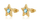 Vathë për femra S'Agapõ Stars Lucky Light SKT50, të artë/ të kaltër