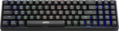 Tastierë gaming Marvo SHOGO 78, mekanike, me kabllo USB, me drita RGB, e zezë