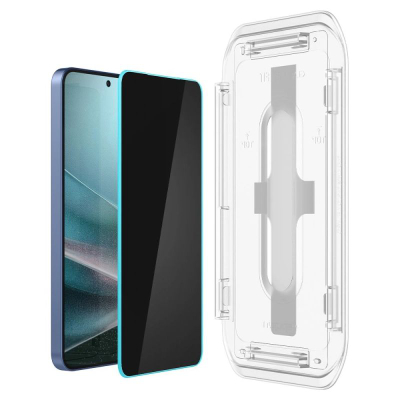 Заштитно стакло Spigen Glass tR EZ Fit HD Privacy, 2 парчиња, за Samsung Galaxy S25 S24, црно
