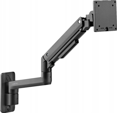 Mbajtëse muri për monitor LogiLink, 17"-49", gas spring, e zezë