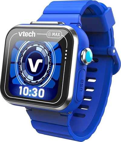 Ora inteligjente për fëmijë VTech KidiZoom Smart Watch Max, ekran me prekje, dy kamera, blu