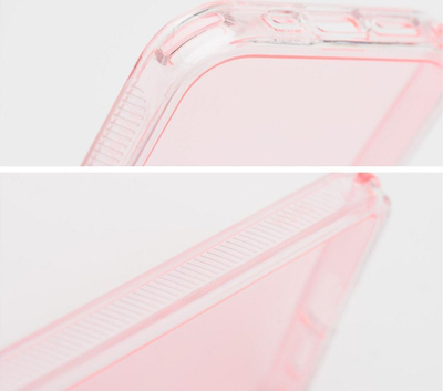 Mbulesë telefoni Futera Matrix Clear për Xiaomi Redmi Note 13 Pro 4G Poco M6 Pro 4G, transparente, rozë
