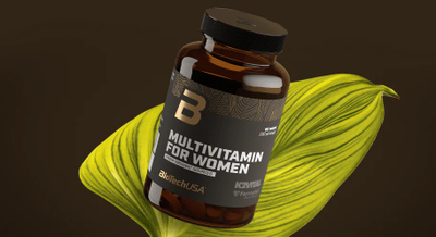 Vitamina BioTechUSA Multivitamin For Women, organike, 60 tableta