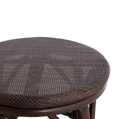 Stol i rrumbullakët Chino prej alumini Φ36x46Hcm (HM6285.01), kaftë