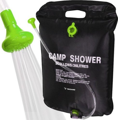 Dush kampingu Trizand 23493, me diell, 20L, i zi