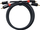 Kabllo audio Mozos MCABLE-2R2R, RCA 2x2, 1m, e zezë