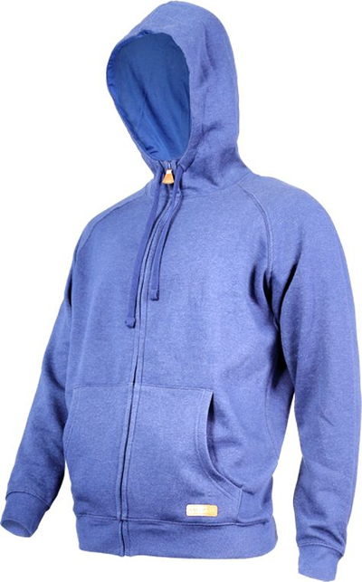 Bluze pune Lahti Pro L4011205, me kapuç dhe zinxhir, madhësia XXL, blu navy
