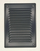 Grilë ventilimi airRoxy Slanted, 140x210 mm, metal galvanizuar, e zezë