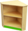 Kabinet këndor druri për kuzhinë lojërash Masterkidz, 39.5 x 39.5 x 52 cm, ngjyrë druri