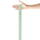Shirit elastik fitnesi Spokey COTI FLEX Medium, rezistencë 7–12 kg, pëlhurë, jeshil