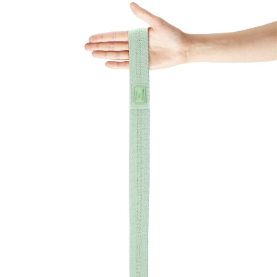 Shirit elastik fitnesi Spokey COTI FLEX Medium, rezistencë 7–12 kg, pëlhurë, jeshil