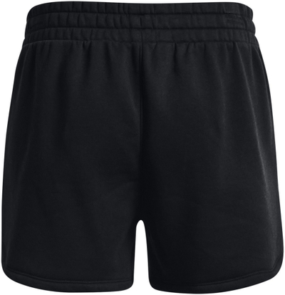 Кратки спортски панталони Under Armour Rival Fleece W, памук полиестер, за жени, црни