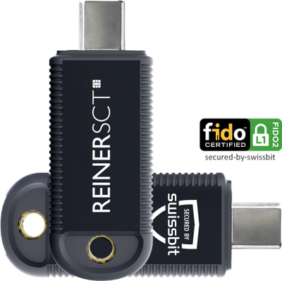 Безбедносен клуч REINER SCT FIDO Stick Pro, USB C, црн