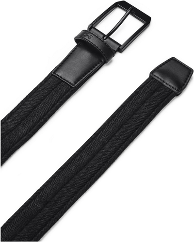 Rryp golfi për burra Under Armour Braided, elastik, i zi