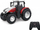 Lodër traktor me telekomandë No Name 6601 08236, me karikim USB, i kuq me të bardhë