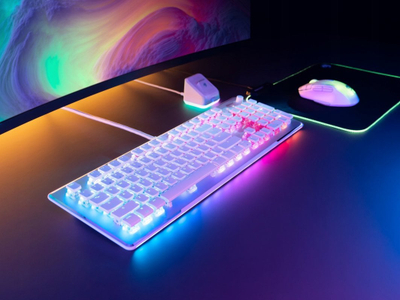 Tastierë gaming ROCCAT Vulcan II Max, optiko mekanike, RGB, e bardhë