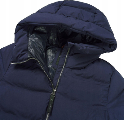 Xhup i gjatë për goca Icepeak Adaira, i papërshkueshëm nga uji, me kapuç, blu e errët