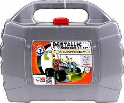 Set ndërtimi metalik TechnoK 3879, 289 copa, mjete ndërtimi