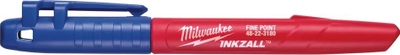 Marker Milwaukee Inkzall, majë standarde, ngjyrë blu, 1 copë