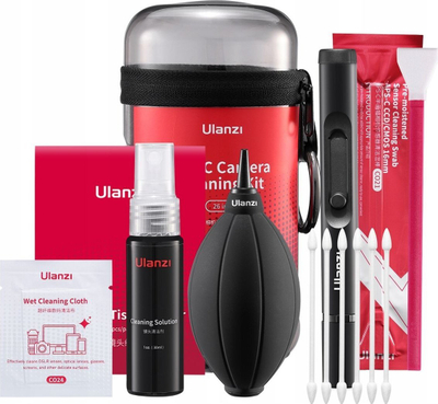 Set pastrimi për kamera Ulanzi CO26, për APS‑C, me pompë ajri, ngjyrë e zezë