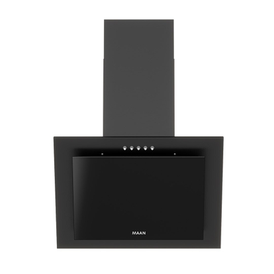 Aspirator kuzhine Maan Black Wall Mounted, 50cm, LED, i zi