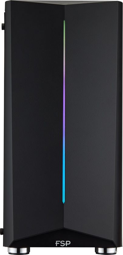 Kornizë kompjuteri FSP Fortron CMT151 ARGB, mid tower ATX, anë akrilike, e zezë