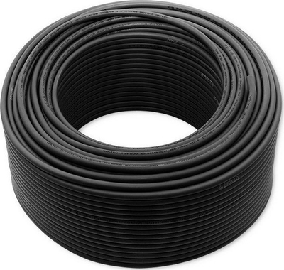 Соларен кабел Qoltec 53853, 6mm², 100m, црн