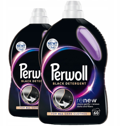 Detergjent rrobash Perwoll Color Black, 120 larje, 2x3L