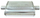Muffler qendror TurboWorks LT 409SS, diametër 89mm, gjatësi 355mm, argjendtë