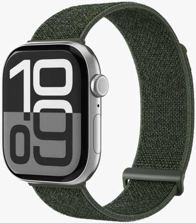 Ремен Vonmählen Fitness Loop 2, за Епл Воч 40 41 42mm, најлон, зелен